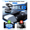 Support Telephone Voiture Magnetique pour Mag-Safe,360° Rotation Porte Telephone Voiture Aimant,Support Phone Voitures Pliable a