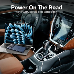 acegoo Prise USB 12V 100W PD3.0 et 20W PD, Camping-Car Voiture Aluminium Ordinateurs Portables USB-C Chargeur, Etanche Charge Ra