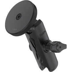 TUSITA 1" Boule Magnétique Voiture Téléphone Support avec Bras à Double Douille Compatible avec iPhone Magsafe, pour Ram Mount B