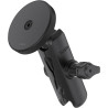 TUSITA 1" Boule Magnétique Voiture Téléphone Support avec Bras à Double Douille Compatible avec iPhone Magsafe, pour Ram Mount B
