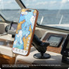 TUSITA 1" Boule Magnétique Voiture Téléphone Support avec Bras à Double Douille Compatible avec iPhone Magsafe, pour Ram Mount B