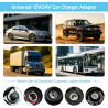 4 en 1 Chargeur Allume Cigare USB C Rapide, Prise Allume Cigare 12V/24V, 66W 2 Port USB-A 30W USB-C 3.1A, Chargeur Voiture pour 