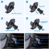 Support de téléphone de voiture, support de téléphone universel pour grille d'aération de voiture, support mains libres, support