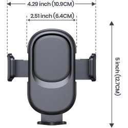 Support de téléphone de voiture, support de téléphone universel pour grille d'aération de voiture, support mains libres, support