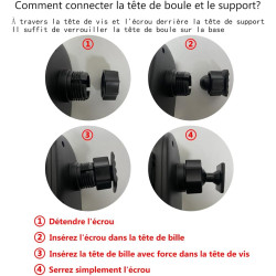 Support Téléphone Voiture pour BMW X1 / X2 - Accessoires [Compatible Uniquement avec BMW U11 U10 (années 2022-2026)] Rotatif 360