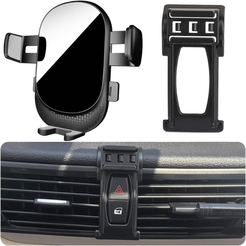 Support Téléphone Voiture pour BMW X1 - Accessoires [Compatible Uniquement avec BMW E84 (années 2009-2015)] Rotatif 360°、Opérati