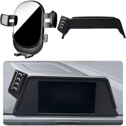 Support Téléphone Voiture pour BMW X1/X2[Compatible uniquement avec l’écran tactile de 6,5 pouces de la BMW F48 (années 2015-201