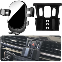 Support Téléphone Voiture pour BMW X1 / X2 - Accessoires [Compatible Uniquement avec BMW F48 F39 (années 2015-2022)] Rotatif 360