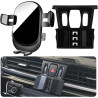 Support Téléphone Voiture pour BMW X1 / X2 - Accessoires [Compatible Uniquement avec BMW F48 F39 (années 2015-2022)] Rotatif 360