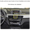 Support Téléphone Voiture pour BMW X1 / X2 - Accessoires [Compatible Uniquement avec BMW F48 F39 (années 2015-2022)] Rotatif 360