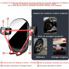 Support Téléphone Voiture pour BMW X1 / X2 - Accessoires [Compatible Uniquement avec BMW F48 F39 (années 2015-2022)] Rotatif 360