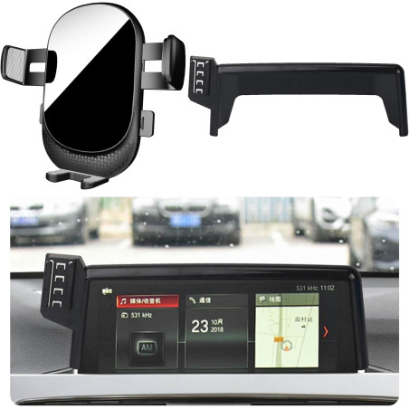 Support Téléphone Voiture pour BMW X1 / X2 Accessoires[Compatible uniquement avec l’écran tactile de 8,8 pouces de la BMW F48 F3