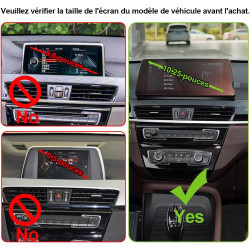 Support Téléphone Voiture pour BMW X1 / X2 Accessoires[Compatible uniquement avec l’écran tactile de 10,25 pouces de la BMW F48 