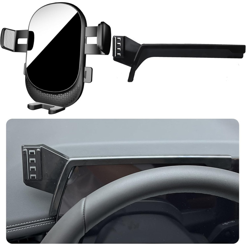 Support Téléphone Voiture pour BMW X1 / X2 - Accessoires [Compatible Uniquement avec BMW U11 U10 l’écran Tactile (années 2022-20