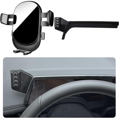 Support Téléphone Voiture pour BMW X1 / X2 - Accessoires [Compatible Uniquement avec BMW U11 U10 l’écran Tactile (années 2022-20