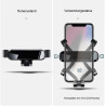 Support de téléphone de Voiture Compatible avec 2020-2025 Renault Captur 2 Clio 5 Arkana Zoe (for Captur 2/Clio 5/Arkana/Zoe for