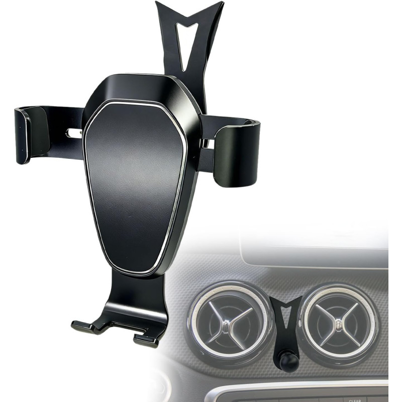 Support Téléphone Voiture pour Mercedes-Benz GLA X156 et CLA C117 (2013-2019), Support de Gravité Téléphone de Voiture pour iPho