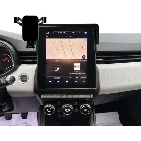 Support de téléphone Portable Compatible avec Renault Clio 5 Captur 2 Zoe 2020 2021 2022 2023 2024 2025 (pour 9,3" Clio 5/ Captu