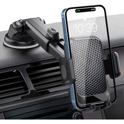 Support de téléphone pour votre voiture avec ventouse puissante, support de téléphone pour accessoires de voiture – Support de t