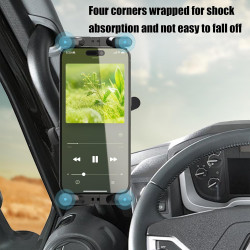 Support de téléphone pour Camion, Support de téléphone Portable avec Pince, Support de Navigation de Voiture, Support de télépho