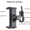 Support de téléphone pour Camion, Support de téléphone Portable avec Pince, Support de Navigation de Voiture, Support de télépho