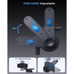 Support de téléphone Portable pour Voiture avec Bras à Ressort pour Toyota Corolla/Corolla Cross 2019-2025 2026 10,5 Pouces Supp