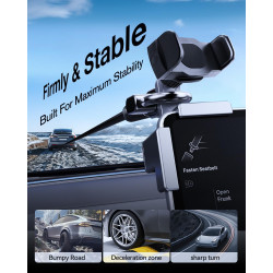Support de téléphone Portable pour Voiture avec Bras à Ressort pour Toyota Corolla/Corolla Cross 2019-2025 2026 10,5 Pouces Supp