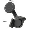Support magnétique de téléphone pour Tesla Model 3/Y, support réglable avec forte adhérence pour iPhone et Android, support ABS 