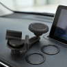 Support magnétique de téléphone pour Tesla Model 3/Y, support réglable avec forte adhérence pour iPhone et Android, support ABS 