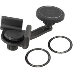 Support magnétique de téléphone pour Tesla Model 3/Y, support réglable avec forte adhérence pour iPhone et Android, support ABS 
