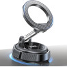 YOSH Support Voiture pour MagSafe, [Ventouse à Vide & 22x Aimants N56], Porte-Téléphone Magnétique, Bras allongé Rotatif à 360° 