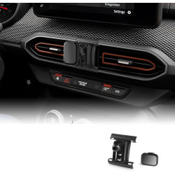 Support de téléphone portable pour grille d'aération de voiture pour Dacia Sandero 3 Sandero Stepway III 2021-2025 - Fixation au