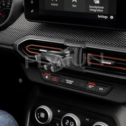 Support de téléphone portable pour grille d'aération de voiture pour Dacia Sandero 3 Sandero Stepway III 2021-2025 - Fixation au