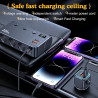 Prise Allume Cigare, 9 en 1 226W Adaptateur Allume Cigare USB avec 3 Prises, 2 Ports USB-C PD et 4 Ports USB, Chargeur Allume Ci