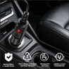 24W Chargeur de Voiture Universel DC 12V 2A, Câble d'alimentation Allume 5.5x2.1mm Cigare avec 8 Connecteurs Adaptateur Auto pou