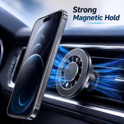 VBK Support Telephone Voiture Magnétique 2 Pièces, Anneau Magnétique pour Magsafe avec Tête 17mm – Aimant Fort pour Ventilation 