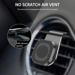 Support Telephone Voiture pour Renault Trafic 2.0 Diesel 2001-2025 Porte Téléphone Magnétique Grille D'Aération Automobile Porte