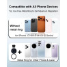 2 en 1 Support Téléphone Voiture Porte-Gobelet, Support Magnétique de Voiture pour Voiture et Camion, Compatible avec Magsafe po