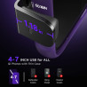 Support de téléphone pour voiture, tableau de bord, pare-brise réglable, support de camion, support GPS pour iPhone, Samsung, to