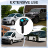 Adaptateur Allume-Cigare USB-C pour Voiture, Charge Ultra-Rapide 66 W QC3.0 avec Rotation à 360°, Charge simultanée de Plusieurs