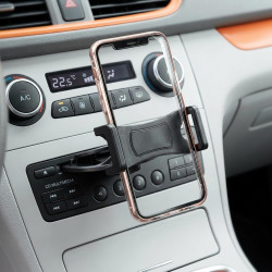 Support Telephone Voiture CD Support GPS Voiture pour Fente CD Porte GPS Voiture 360 Degres Reglable Support Navigation GPS Stab