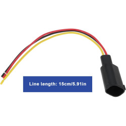 EMSea Connecteur de Réparation GPS 3 Broches pour Moto 83300413585 Compatible avec BMW RT GS RF St GT GT 611656