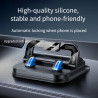Support de téléphone pour voiture avec tête rotative et ventouse haute adhérence pour fixation fiable sur le tableau de bord et 