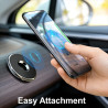 Support de téléphone magnétique universel pour voiture - Support mural pour iPhone 17-12 - Noir