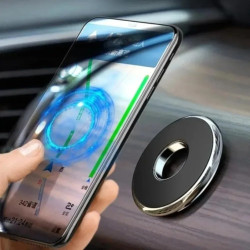Support de téléphone magnétique universel pour voiture - Support mural pour iPhone 17-12 - Noir