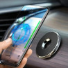 Support de téléphone magnétique universel pour voiture - Support mural pour iPhone 17-12 - Noir