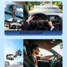 Support de téléphone universel pour enregistrement vidéo - Support de téléphone de voiture à ventouse - Pour pare-brise et fenêt
