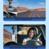 Support de téléphone universel pour enregistrement vidéo - Support de téléphone de voiture à ventouse - Pour pare-brise et fenêt