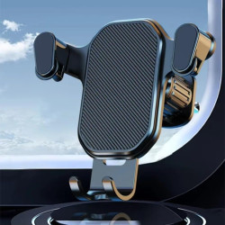 Support de téléphone magnétique pour téléphone portable - Support pour smartphone - Support de voiture pour iPhone - Noir