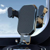 Support de téléphone magnétique pour téléphone portable - Support pour smartphone - Support de voiture pour iPhone - Noir